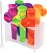Silicone Popsicle Molds for Kids & Adults – 6 BPA-Free Reusable Ice Pop Molds with Rack, Attached Lids & Cleaning Brush, Multicolor DIY Popsicle Maker (Mixed color)